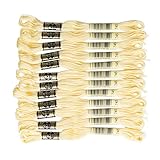 DMC 25番糸 刺繍糸 12束入 #745 イエロー系 DMC25B