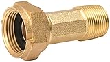 Muellerメーターカップリング< 0.25 %鉛3 / 4 " Mip X 3 / 4インチFIP真鍮バルク