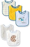 Lovespun Baby 5 Pack Assorted Bib Set I Dig Cookies One Size [並行輸入品]