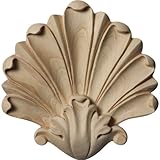 Ekena Millwork onl04 X 04 X 01foal Small Fosterセンター 4 1/2-Inch x 4 1/2-Inch x 1/2-Inch ONL04X04X01FO