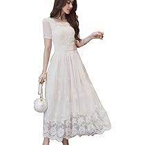 Amazon | [MATSUMIZUYU] ドレス ワンピース レディース フレア