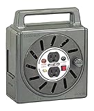 ハタヤ NJ-2型ボックスリール 単相100V接地付 10m アースチェック付 NJ101KE