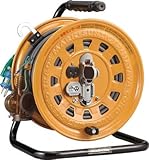[1061852]ハタヤ　逆配電型コードリール　マルチテモートリール単相１００Ｖアース付４７＋６ｍ TGM150K
