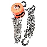 iimono117　チェーンブロック 2トン / 荷揚げ 滑車 チェーンブロック ウインチ 吊り上げ クレーンフック 工場 倉庫作業