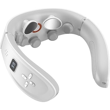 Amazon.co.jp: ネックケア 首 リラクゼーション器 【加温×EMS機能 
