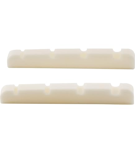 Amazon | Musiclily Pro 41.91mmプレシジョンベースPB用牛骨ナット弦溝