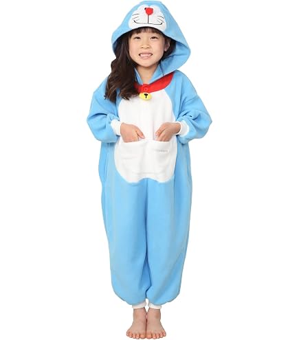Amazon.co.jp: SAZAC(サザック) フリース 着ぐるみ ドラえもん 子供用