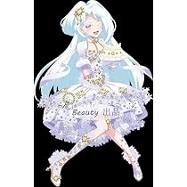 白鳥アンジュ　ポスター キラッとプリチャン キラッとプリ☆チャン プロモ パープルフルールトップス