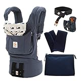 Ergobaby SG新仕様 （オーガニックよだれパッド＋収納ポーチ付き）エルゴベビー ベビーキャリア オリジナル【日本正規品2年保証 ベビーウエストベルト付】