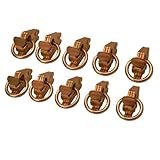 10 Heavy Duty EトラックOリング継手Enclosedトレーラーe-track Rings Tie Down