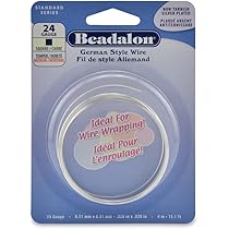 Amazon | Beadalon(ビーダロン) スクエアワイヤー ノンターニッシュ 