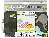 Itzy Ritzy Snack Happens Mini ミニスナックバッグ2枚組 アーバンジャングル ブルー MSWB8052