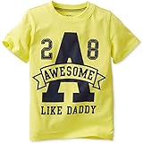カーターズ（Carter's)男の子用イエローAWESOME 28 LIKE DADDY半袖Tシャツ 並行輸入 (18months(78-83cm)) [並行輸入品]
