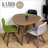 ダイニングセット 4点 KAMIO カミオ | 回転椅子 北欧 アンティーク ダイニングテーブルセット 3人 3人用 ダイニングテーブル 三角形 三角 天然木 カフェ カフェ風 テーブル レトロ おしゃれ 選択,ヘリンボーン／3脚