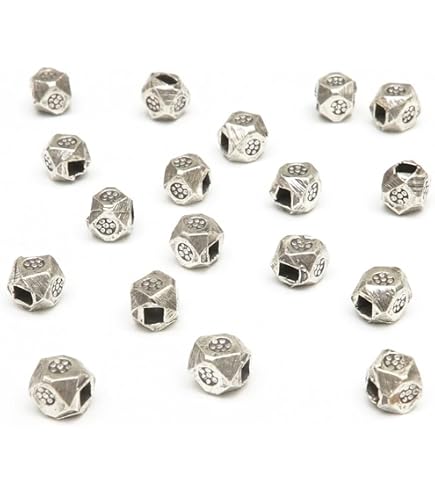 Amazon.co.jp: 【BELLPIERI】カレンシルバー ビーズ 5×4mm【2コ販売