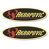 AKRAPOVIC アクラポビッチ ステッカー デカール 並行輸入 3 (14.7cm*4.3cm)