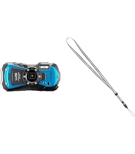 Amazon | PENTAX WG-90 ブルー【バッテリー2個セット】 本格防水