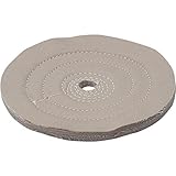 TRUSCO(トラスコ) 茶カツ仕上げバフ 外径Φ125X穴径12.7mm 5個入 TTB-125-4