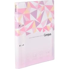 Amazon コクヨ ルーズリーフ バインダー キャンパス B5 2穴 100枚収容 限定 パステルシェイプ クリスタル ル Pp358 L2 3 文房具 オフィス用品 文房具 オフィス用品