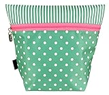 Pouche(ポーチェ) 消臭ポーチ おむつポーチ ドットストライプ (ミントグリーン) TB0005GW