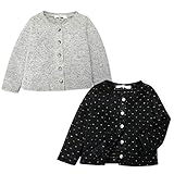 (グレー/90cm)ベビー服 女の子 アウター カーディガン 長袖 mia mail ミアメール ニットソー ストレッチ ラメドット柄 女児 ベビー
