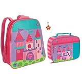 Stephen Joseph Girls Princess Castle Backpack and Lunch Box with Zipper Pull [並行輸入品]