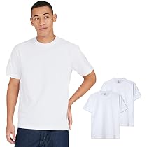 Amazon | Tシャツ 2枚組 半袖 SHIRO 綿100% 丸胴仕様 タグレス仕様