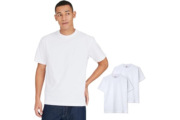 Hanes ビーフィー Tシャツ 半袖 丸首 2枚組 綿100% 丸胴仕様 タグレス仕様 2Pビーフィー Tシャツ BEEFY-T 2枚組 綿100% 肉厚生地 丸胴仕様 タグレス仕様 ヘビーウェイトT H5180-2メンズ