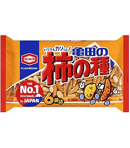 Amazon.co.jp: 亀田の柿の種 6袋詰210g1箱12袋入 : 食品・飲料・お酒
