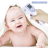 Aosnow おでこデジタル体温計 非接触赤外線体温計 0.5秒で検温 多機能 人体・物体の表面・室内などの温度測定 ベビー/家庭用 日本語取扱説明書