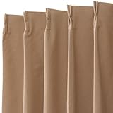 ニトリ(NITORI) 遮光1級・保温・遮熱・遮音・156サイズ カーテン RD-002 BE 100X100X2 7341238