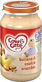 Cow & Gate Baby Balance Banana & Cookie Crumble 7mth+ (200g) 牛とゲートベビーバランスバナナクッキー7Mth +が崩れる（ 200グラム）