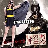 コスプレ 衣装 レディース / ハロウィン 仮装セット フリーサイズ / バットウーマン バッ...