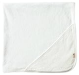 Burt's Bees Baby Knit Terry Organic Single Ply Hooded Towel, Cloud, 29 x 29 by Burt's Bees Baby
