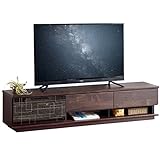 タンスのゲン テレビ台 幅180cm 日本製 完成品 鏡面 引き出し収納 フルオープンスライドレール スローダウンステー コードスペーサー ローボード ブラウン 24900026 01