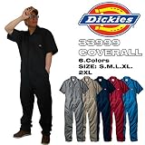 代引き可！【Dickies】ディッキーズ 半袖 カバーオール つなぎ SHORT SLEEVE COVERALLS 「33999」 色:BLACK サイズ:M