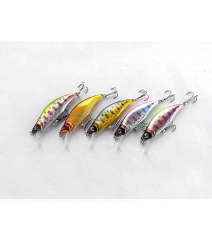Amazon.co.jp: 渓流 本流 ヘビーシンキングミノー 9g 8cm 5色セット