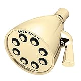 Speakman S-2251-PB Icon Anystream High Pressure Adjustable Shower Head, Polished Brass [並行輸入品]