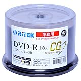 「VGP2021」金賞・企画賞 データ用 DVDR-D47CG50CK DVD-R 4.7GB 16倍速 Ritek Professional with "CG" Thechnology (Ritek Pro"CG") スピンドルケース入り50枚パック