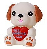 かわいい犬保存お金ボックスVinyl Piggy Bank
