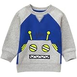 ジンボリー GYMBOREE/ ロボット プルオーバー オービット ブルー トップススウェット 6～12ヶ月【並行輸入】