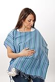 Nursing Poncho - Nursing Cover for Breastfeeding (Ocean) by Hip Baby Wrap