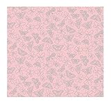 York Wallcoverings PW4024 Girl Power 2 Glitter Butterfly Wallpaper, Light Pink [並行輸入品]