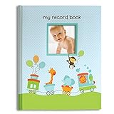 L'il Peach Baby Record Book Boy Blue Animal Train Scrapbook Photo Album by Pearhead by Unknown by Un