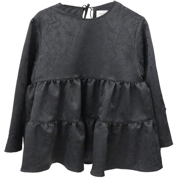 [ラスト1点］BEARDSLEY ラウンドヘムＴブラック 新品タグ付き BEARDSLEY tシャツ ラウンドヘムプルオーバー レディース