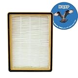HQRP Hepa filter H13 fits Eureka HF-2; Ultra / Boss Smart Vac 4870 Series Upright Vacuum Cleaners + 