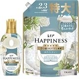 レノアハピネス 柔軟剤 夢ふわタッチ ホワイトティー 詰め替え 750ml ×6個セット + おまけ付