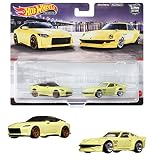 ホットウィール(Hot Wheels) プレミアム 2パック 日産 Z プロト/日産 フェアレディ 【3才~】 HFF33 イエロー ミニ