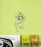 Super Mario壁アートデカールビニールステッカーホームのビデオゲームデコレーション、キッズ子供男の子の部屋の装飾sum3