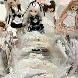 1/4 1/6 1/3 BJD 球体関節人形 ドレス ドール コスチューム 服 本体なし 福袋 （スタイルはランダム福袋 2枚入り） (1/4)